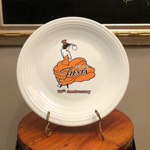 70th Anniversary Fiestaware Commemorative Platter